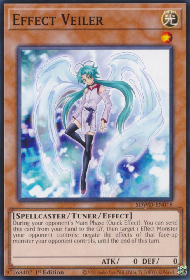 1X NM Effect Veiler - SDWD-EN018 - Common - yugioh tcg - Image 1 of 1