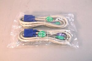 Copartner Computer KVM PS/2 Cable E119932 30V AWM 2919 Lead Free Lot Of 2 - NEW