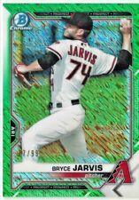 2021 Bowman Chrome Prospects Green Shimmer Refractors #BCP44 Bryce Jarvis /99