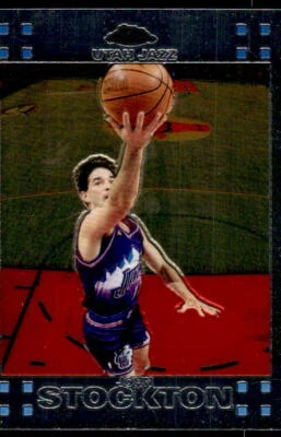 2007-08 Topps Chrome #98 John Stockton BASKETBALL Utah Jazz - Image 1 of 2