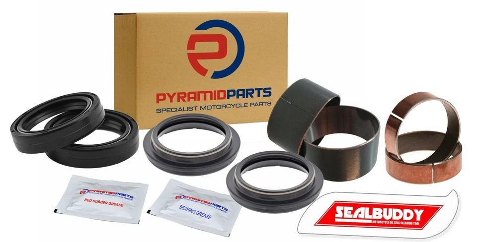 Suzuki GSXR 600 1997-2003 GSX-R 600 Fork Seals Dust Seals Bushes Overhaul Kit - Image 1 of 1
