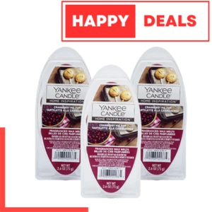 Yankee Candle Fragranced Wax Melts Tarts Cranberry Pie Pop - 3x75g - 18 Cubes - Picture 1 of 2