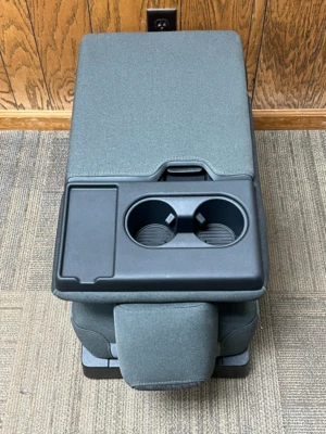 2023-2024 Ford F-150 Truck Center Console Medium Slate Gray Cloth Jumpseat Std C - Image 1 of 4