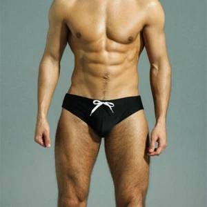 Sexy Herren Badeslip Bikini Bademode Badehose Strandshorts Badeanzug - Bild 1 von 30