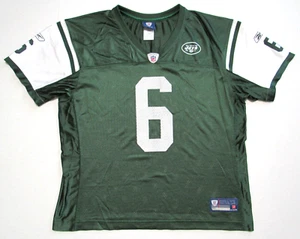 Mark Sanchez New York Jets #6 Football Jersey Women's Size XL Reebok - Picture 1 of 3