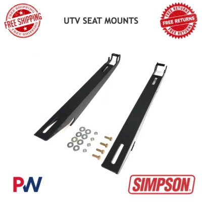 Componentes de asiento Simpson Racing Powersports, montaje de asiento delantero Polaris XP Pro #114 Foto 1 de 4