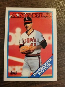 Tarjeta de béisbol DeWayne Buice #649 1988 Topps casi nueva/m Angels - Imagen 1 de 2