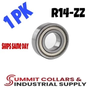 (1 QTY) R14-ZZ Metal Sealed Deep Groove Ball Bearings - 7/8" x 1-7/8" x 1/2" - Picture 1 of 1