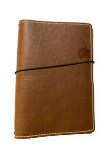 Diario de cuero hecho a mano 8,5"x6" cuaderno de viajero regalo planificador diario hecho a mano - Imagen 1 de 15