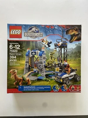 NEW Jurassic World Raptor Escape 75920 RETIRED LEGO SET Dinosaur Minifigures - Image 1 of 4