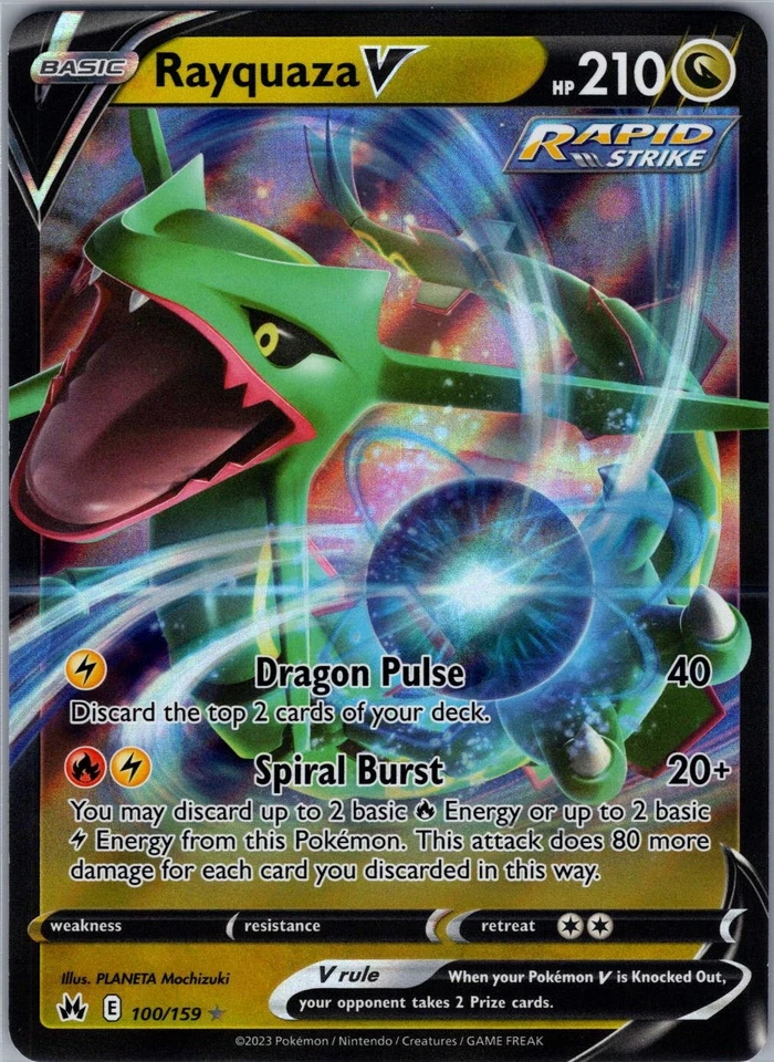 Pokemon #110/203 Rayquaza V - Image 1 of 2