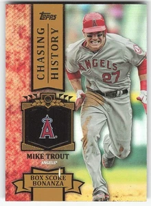 2013 Topps #CH-64 Mike Trout Béisbol Los Angeles Angels - Imagen 1 de 2