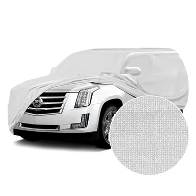 For Mazda CX-3 16-21 Coverking Satin Stretch Indoor Pearl White Custom Car Cover - Image 1 of 4