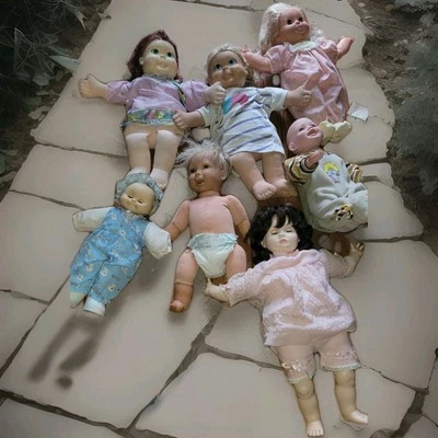 Lote de 7 muñecas vintage de colección, 2 muñecas My Buddy, Uneeda, Susan Gibson y 2 más Foto 1 de 4