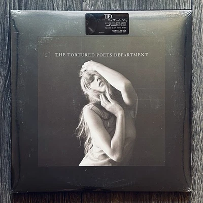 TAYLOR SWIFT THE TORTURED POETS DEPARTMENT Dark Brown Black Dog NEW VINYL RECORD - Image 1 of 2