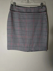 Banana Republic Houndstooth Mini Skirt Preppy Classic Timeless Feminine NWT 4P - Picture 1 of 7