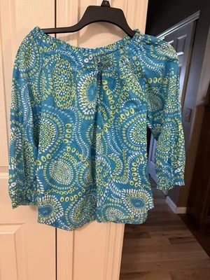 Blusa femenina geométrica Westbound mediana Foto 1 de 4