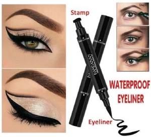 Winged Eyeliner Stamp Waterproof Makeup Eye Liner Pencil Black Liquid AU Stock - Picture 1 of 12