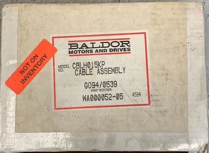 NEW OLD STOCK! BALDOR CABLE ASSEMBLY CBLH015KP G094/0539 WA00052-05 - Picture 1 of 2