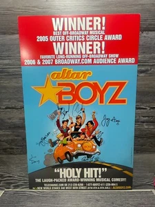 ALTAR BOYZ, NEW WORLD STAGES, CAST SIGNED, BROADWAY WINDOW CARD/POSTER - Picture 1 of 9
