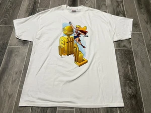 Vintage Animated Supergirl Graphitti DC Comics T shirt Men's Size XL 1998 marvel - Picture 1 of 7