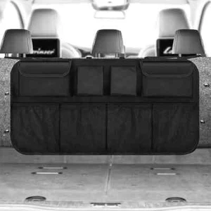 Car Trunk Organizer Back Seat Hanging Storage Organizer Bag Cargo Net For SUV - Picture 1 of 3