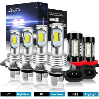 For Mercedes-benz E350 B200 2008 2009 2010 2011 Bright LED headlight + fog light - Image 1 of 4