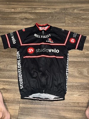 Capo Cycling Jersey Men’s Large Mill Valley Black #JJ - Image 1 of 4