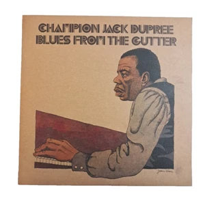 Champion Jack Dupree Blues From The Gutter Vinyl LP 1974 UK Album K 40526 - Picture 1 of 4