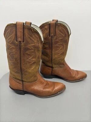 Botas vaqueras Rodeo Drive de cuero marrón botas occidentales de diseñador para mujer 9M #19 Foto 1 de 4