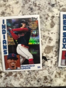 2019 TOPPS 1984 35TH SILVER MOJO CARD CLEVELAND INDIANS FRANCISCO LINDOR #T84-9 - Picture 1 of 1