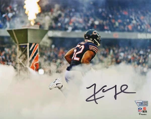 Khalil Mack Signed Chicago Bears Smoke 8x10 Photo (Fanatics COA) - Picture 1 of 1