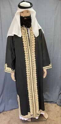 "Free shipping"Museum quality Authentic Arab costume (formal robe, & gold trim)  - Image 1 of 4