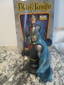 Bowen Designs Marvel Mini Bust Black Knight Blue Version Eternals Dane Whitman - Picture 1 of 12