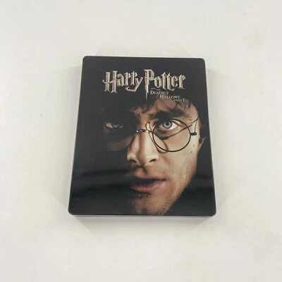 Harry Potter and the Deathly Hallows Part 1 Steelbook Blu Ray FUTURESHOP VARIANT - Image 1 of 4