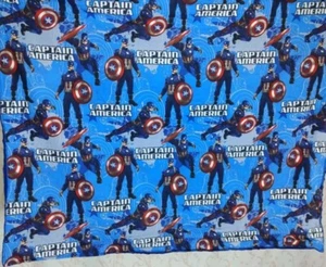 Handmade Captain America Throw/Blanket 41×33 Inches - Picture 1 of 8