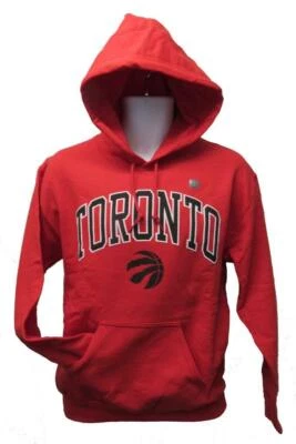 New Toronto Raptors Mens Sizes S-M-L-XL-2XL Red Sweatshirt Hoodie - Image 1 of 4