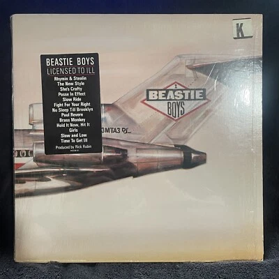Beastie Boys - Licensed To Ill '86 LP US ORG! NM IN SHRINK W/ HYPE STICKER - Image 1 of 4