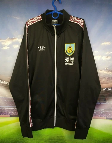 Burnley Jacket Size LARGE Full Zip Soccer Football Umbro Cover