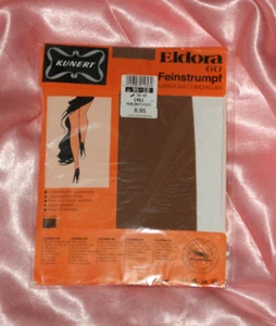 KUNERT - Eldora 60 Straps - MEDIAS Nylons Chinchillan antiguo embalaje original talla 9 1/2 - 10 - Imagen 1 de 3