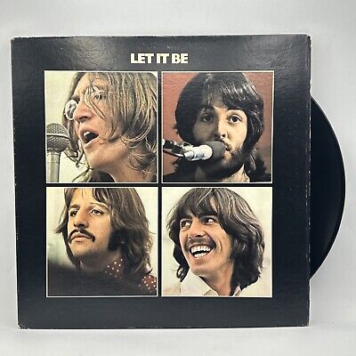 The Beatles - Let It Be - 1970 US Apple 1st  Press Album (EX) Ultrasonic Clean • 59.99$