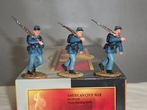 CONTE ACW57125 AMERICAN UNION INFANTRY MARCHING METAL TOY SOLDIER FIGURE SET 2 - Picture 1 of 1