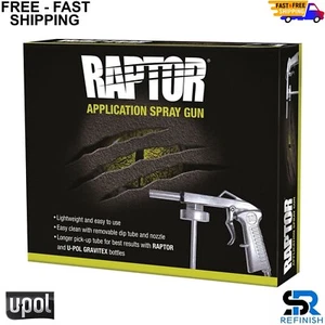 U-POL RAPTOR GRAVITEX BED LINER SPRAY GUN STONECHIP SCHUTZ GUN/1 *GENUINE UPOL* - Picture 1 of 3