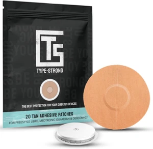 Type Strong Adhesive Patches for Freestyle Libre 2, Libre 3, Dexcom G7, Medtr... - Picture 1 of 12
