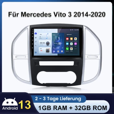 Für Mercedes Vito W447 Autoradio 2014-2020 1+32G Android13 carplay  GPS BT DAB+  - Bild 1 von 4