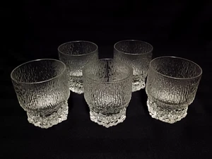 5er SET IITTALA TAPIO WIRKKALA ASLAK OLD FASHIONED WHISKY GLÄSER - Bild 1 von 7