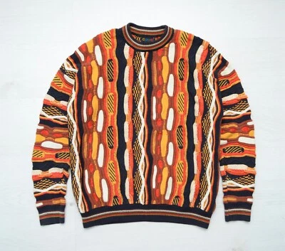 Mens Coogi RARE Vintage Colorful Sweater Multicolor Sweatshirt Rainbow Size ~S-M - Image 1 of 4