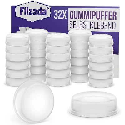 Anschlagpuffer Elastikpuffer transparent selbstklebend Ø12,18,22mm Gummipuffer - Bild 1 von 2