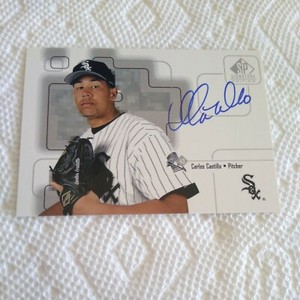 Carlos Castillo1999 SP Signature Edition AUTOGRAPH #CC Chicago White Sox