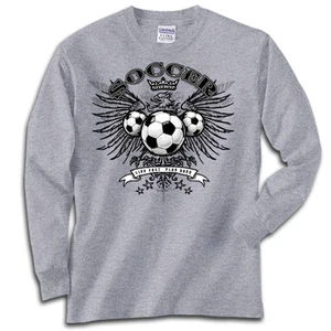 Soccer Freebird T-Shirt Jersey Long Sleeve or Short Sleeve New Youth & Adult - Bild 1 von 2